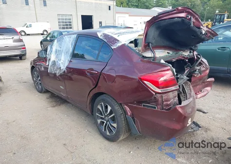 2013 Honda Civic Ex-L from USA, damaged, VIN 19XFB2F9XDE267732